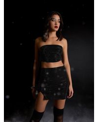 Pink Vanilla - Rhinestone Multiway Corset Top - Lyst