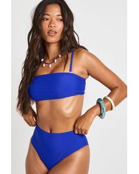 Boohoo - Essentials High Waist Bikini Bottom - Lyst