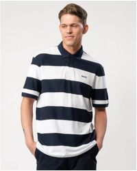 BOSS - Boss Thick Stripe Polo Shirt - Lyst