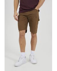 Brave Soul - Carpenter Button-Up Shorts - Lyst