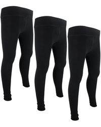 THMO - 3 Pack Ladies Thermal Bottoms Leggings For Winter - Lyst