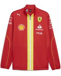 PUMA - Scuderia Ferrari Team Softshell Jacket - Lyst