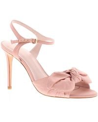 Ted Baker - Shoes Heevia Heels Stiletto Bow Detail Strappy Textile - Lyst