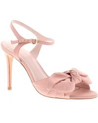Ted Baker - Shoes Heevia Heels Stiletto Bow Detail Strappy Textile - Lyst