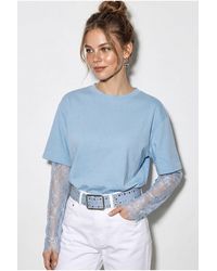 Bianco Lucci - Cotton- T-Shirt - Lyst