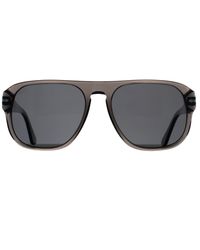 Persol - Rectangle Smoke Polarized Po3310S Jean - Lyst