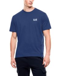 Armani - Ea7 8Npt18 T Shirt Emporio Short Sleeve Casual Cotton Tee Top - Lyst