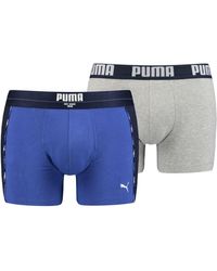 PUMA - Statement Boxer Shorts Pants 2 Pack 907599 01 - Lyst