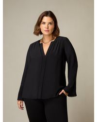 Live Unlimited - Flute Sleeve Blouse - Lyst