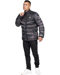 Born Rich - Carlito Camo Oversized Padded Jacket - Lyst