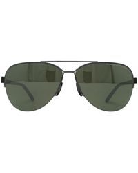 Porsche Design P8676 D 60 Sunglasses in Metallic for Men | Lyst UK