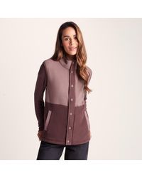 TOG24 - Tunston Fleece Gilet Mauve/Dark Mauve - Lyst