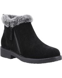 Hush Puppies - Marnie Suede Winter Ankle Boots - Lyst