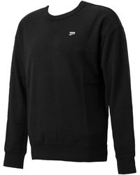 PUMA - Logo Street Style Crew Sweatshirt 596011 01 Textile - Lyst