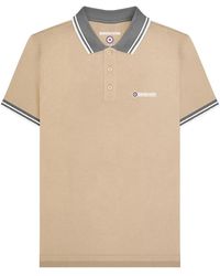 Lambretta - Contrast Tipped Polo Shirt /Iron) Cotton - Lyst