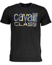 Roberto Cavalli - Snake Skin Bold Logo T-Shirt - Lyst