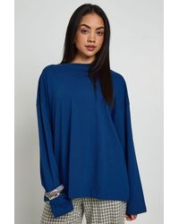 Boohoo - Basic Oversized Long Sleeve T-Shirt - Lyst