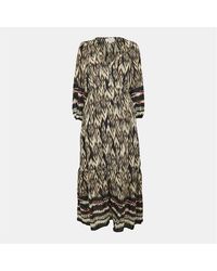 Velvet By Graham & Spencer - By And V-Neck Three Quarter Sleeve Midi Dress - Lyst
