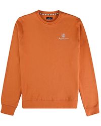 Aquascutum - Active Small Logo Oranje Sweatshirt - Lyst