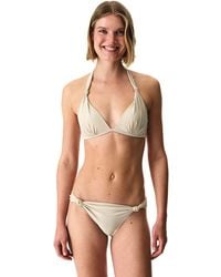 Penti - Devon Ruched Shimmery Bikini Top - Lyst