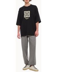 Givenchy - 4G 1952 Embroidered Logo Oversized T-Shirt - Lyst