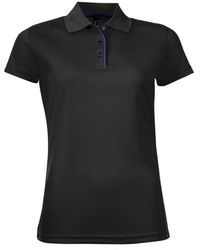 Sol's - Ladies Performer Short Sleeve Pique Polo Shirt - Lyst