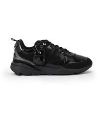 Kurt Geiger - Suede Fabric Runner Sneakers - Lyst