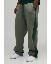 BoohooMAN - Tall Straight Fit Panelled Jogger - Lyst