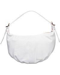Luisa Vannini - Wit Rundleer Tas - Lyst