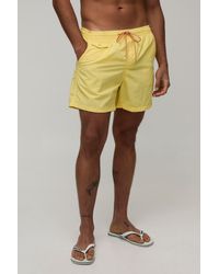 BoohooMAN - Pocket Detail Mid Length Swim Short - Lyst