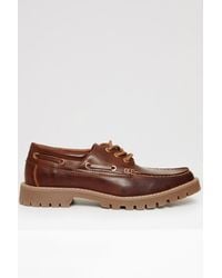 Threadbare - Chunky Boat Shoes - Lyst