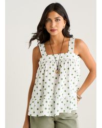 Gini London - Spot Cami Smock Top - Lyst