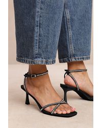 Where's That From - Wheres 'Luisa' Square Toe Low Block Heel - Lyst