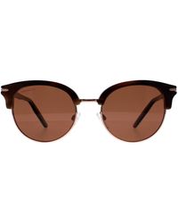 Serengeti - Round Shiny Mineral Polarized Drivers Lela - Lyst
