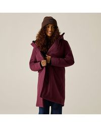 Regatta - Ladies Ramona Zebra Insulated Waterproof Jacket (Fig/ - Lyst