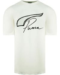 PUMA - X Rhugi Short Sleeve Crew Neck T-Shirt 589066 02 Cotton - Lyst