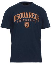 DSquared² - Cool Fit Varsity Dark T-Shirt Cotton - Lyst