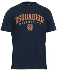 DSquared² - Cool Fit Varsity Dark T-Shirt Cotton - Lyst