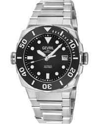 Gevril - Fortuna 316L Stainless Steel Case, Bezel, Enamel Dial, Bracelet - Lyst