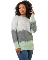 Roman - Petite Abstract Knit Jumper - Lyst