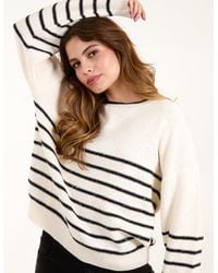 Blue Vanilla - Stripe Knit Jumper - Lyst