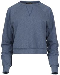 Conquista - Crop Melange Sweatshirt - Lyst