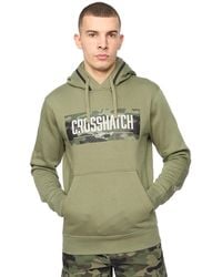 Crosshatch - "Camtort" Kapuzenpullover Für Herren (Oliv) - Lyst