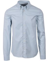 Belstaff - Street Shirt Sky Cotton - Lyst