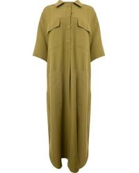 Raey - Patch Pocket Maxi Dress - Lyst