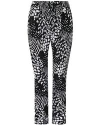 Vans - Off The Wall Stretch Waist Printed/ Trousers V1Z3Blk Rayon - Lyst