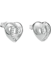 Orphelia - 'Amore' 925 Sterling Stud Earrings - Lyst
