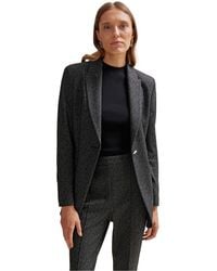 BOSS - Regular Fit Blazer Jacket - Lyst