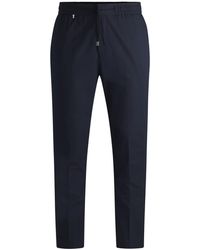 HUGO - Howard231X Solid Patterned Straight Joggers - Lyst
