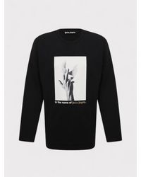Palm Angels - Wings Loose Tee Long Sleeve - Lyst